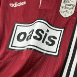 2025 Ad Oasis Joint Edition Red Black Polo Short Sleeve
