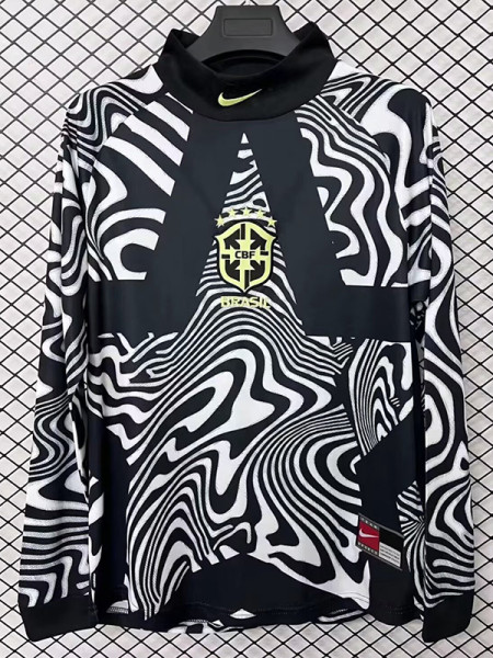 26-27 Brazil Special Edition Goalkeeper Long Sleeve Soccer Jersey (长袖)