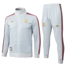 25-26 Flamengo Light gray Jacket Tracksuit #A25100