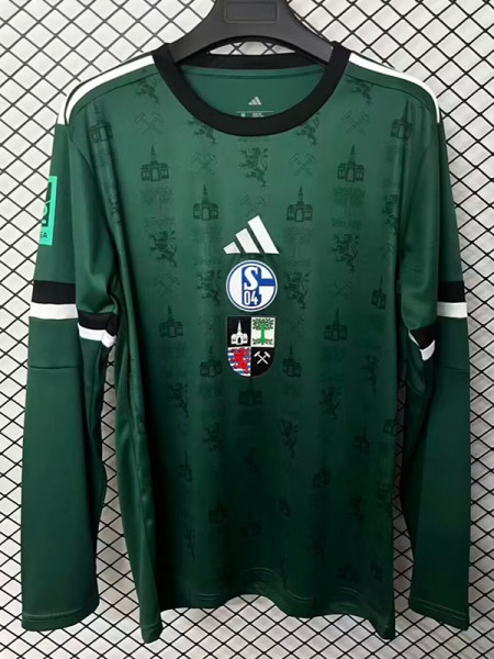 25-26 Schalke 04 Anniversary Long Sleeve Soccer Jersey (长袖)