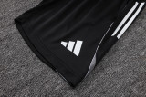 25-26 Al-Ahli Saudi Black Tank top and shorts suit #D25246
