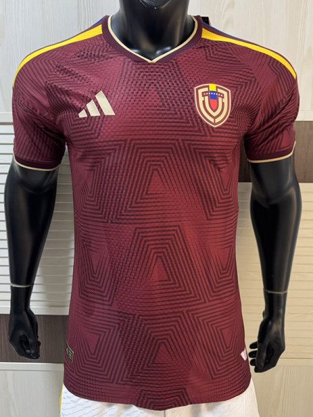 26-27 Venezuela Home Player Version Soccer Jersey