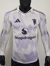 25-26 Man Utd Away Long Sleeve Player Version Soccer Jersey (长袖球员)
