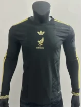 25-26 Mexico Gold Cup Black Long Sleeve Player Version Soccer Jersey (长袖球员)