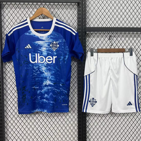 25-26 Como Home Kids Soccer Jersey