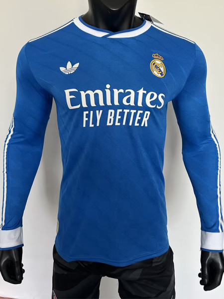 25-26 RMA Third Long Sleeve Player Version Soccer Jersey (长袖球员)