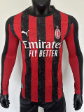25-26  ACM Home Long Sleeve Player Version Soccer Jersey (长袖球员)