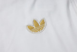 25-26 Flamengo Light gray Half Pull Tracksuit #B25129(半拉链)