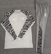 25-26 Middlesbrough Gray Half Pull Tracksuit (Pants Have Pocket)(半拉链)