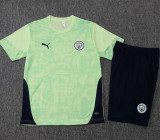 25-26 Man City Light green Training Short Suit #D25268