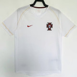 2006 Portugal White Retro Soccer Jersey