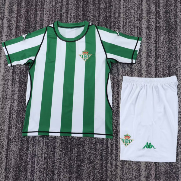 2003-2004 Real Betis Home Kids Retro Soccer Jersey