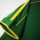 1998 Brazil Green GoalKeeper Retro Soccer Jersey