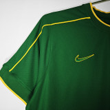 1998 Brazil Green GoalKeeper Retro Soccer Jersey