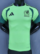 26-27 Mexico Fluorescent Green Player Version Training shirts
