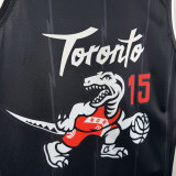 25-26 Raptors CARTER #15 Black City Edition Top Quality Hot Pressing NBA Jersey