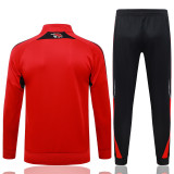 25-26 Flamengo Red Jacket Tracksuit #A25109