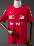 25-26 F1 Ferrari Red Casual T-Shirts Racing Suit (圆领)