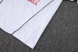 25-26 ACM White Half Pull Tracksuit #B25145(半拉链)