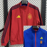 25-26 Spain Red & Blue Double Sided Windbreaker (双面风衣)