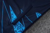 25-26 Napoli Royal blue Kids Jacket Tracksuit #E25201(童装)