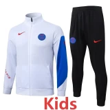 25-26 PSG White Kids Jacket Tracksuit #E25214(童装)