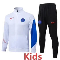 25-26 PSG White Kids Jacket Tracksuit #E25214(童装)