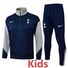 25-26 TOT Royal blue Kids Jacket Tracksuit #E25204(童装)