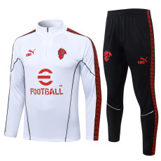 25-26 ACM White Half Pull Tracksuit #B25145(半拉链)