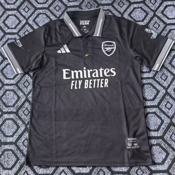 25-26 ARS Black Polo Short Sleeve