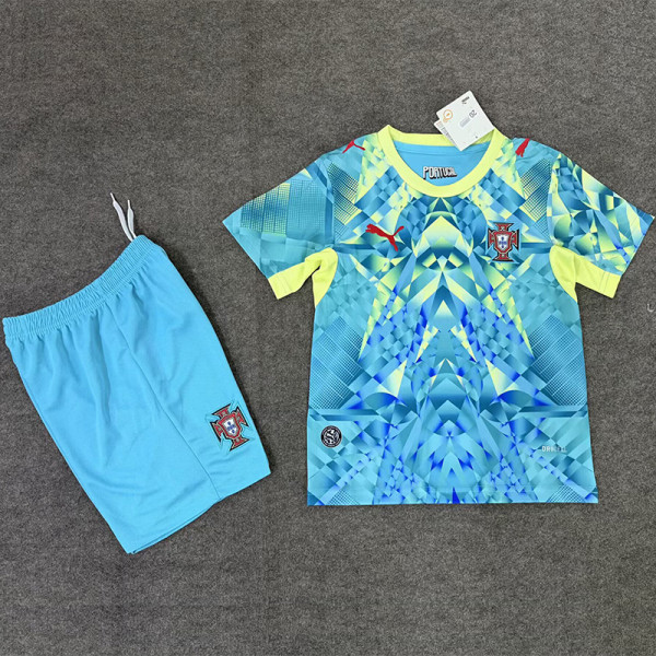 26-27 Portugal Goalkeeper Kids Soccer Jersey