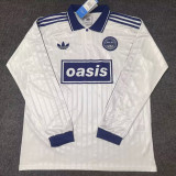 2025 Ad Oasis Joint Edition #25 White Polo Long Sleeve (蓝边)长袖