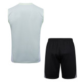 25-26 Al-Ahli Saudi Light green Tank top and shorts suit #D25262