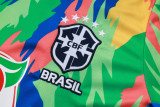 25-26 Brazil Green Training Short Suit #D25267