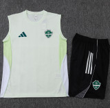 25-26 Al-Ahli Saudi Light green Tank top and shorts suit #D25262