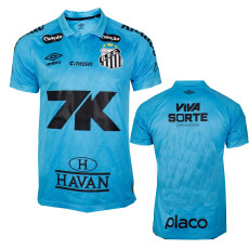 25-26 Santos FC Third Prints Sponsor Fans Soccer Jersey