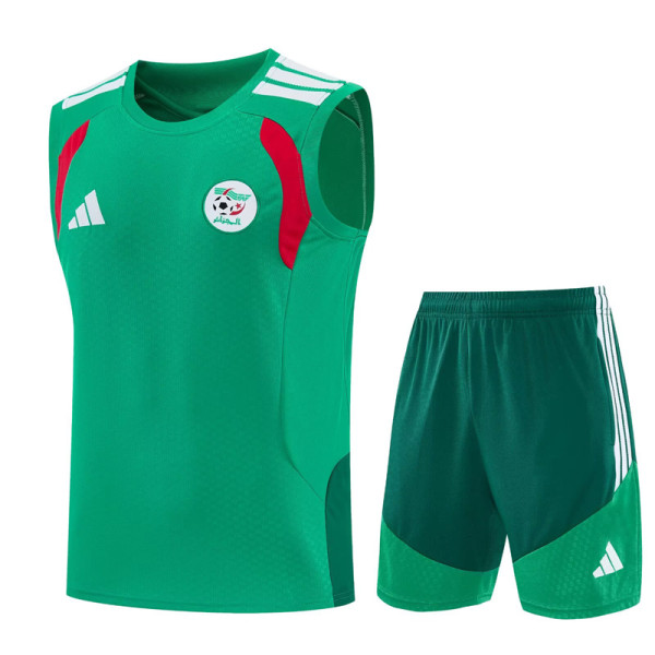 26-27 Algeria Green Tank top and shorts suit