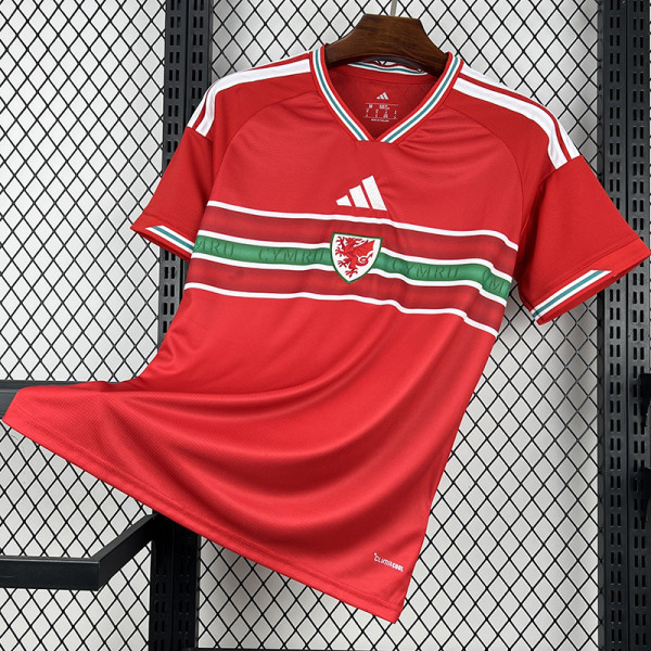 26-27 Wales Home Fans Soccer Jersey