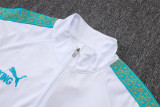 25-26 Marseille White Half Pull Tracksuit #B25146(半拉链)