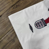 2004 England Home Retro Long Sleeve Soccer Jersey (长袖)