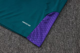 26-27 Saudi Arabia Dark green Half Pull Tracksuit #B26007(半拉链)