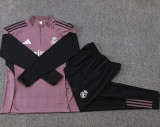 25-26 RMA Gray Purple Half Pull Tracksuit #B25151(半拉链)