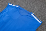 26-27 Cruzeiro Fancy blue Tank top and shorts suit #D26006