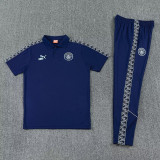 26-27 Man City Royal blue Short shirts and Long trousers Suit