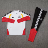 26-27 Germany White Half Pull Tracksuit (半拉链)