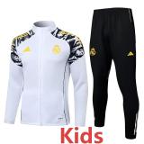 25-26 RMA White Kids Jacket Tracksuit #E25232(童装)