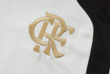 26-27 Flamengo White black Tank top and shorts suit #D26010