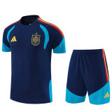 26-27 Spain Royal blue Training Short Suit