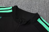 26-27 Mexico Black Half Pull Tracksuit (半拉链)