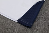 26-27 Argentina White Half Pull Tracksuit (半拉链)